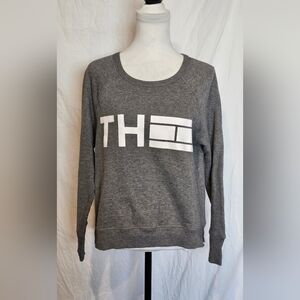 *EUC* Tommy Hilfiger Gray Logo Sweatshirt